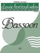 Classic Festival Solos Vol. 2 Bassoon Solo Part cover